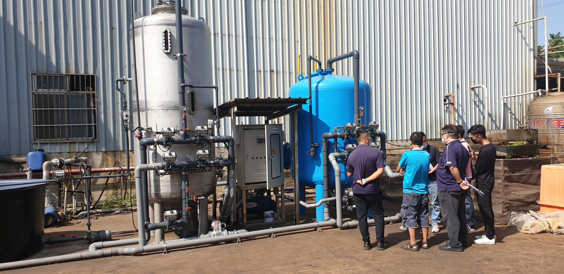 洗衣廠 軟水系統 कपड़े धोने का पानी सॉफ़्नर प्रणाली